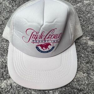 Vintage Triple Crown Resort Truckers Hat